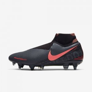 Nike Phantom Vision Elite Dynamic Fit Anti-Clog SG-PRO | Dark Grey / Black / Bright Mango