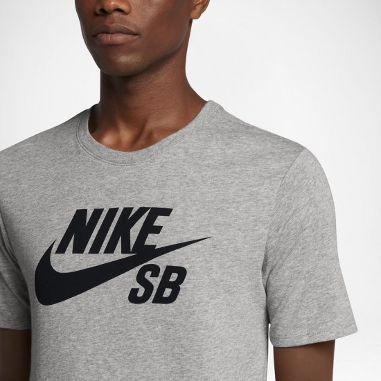 Nike SB Logo | Dark Grey Heather / Black - Click Image to Close