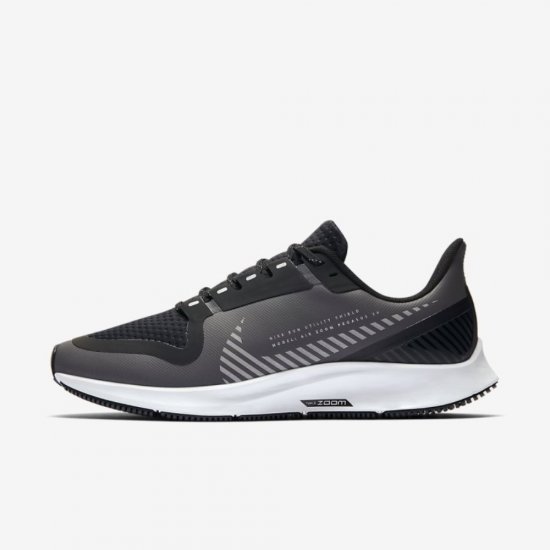 Nike Air Zoom Pegasus 36 Shield | Cool Grey / Black / Vast Grey / Silver - Click Image to Close