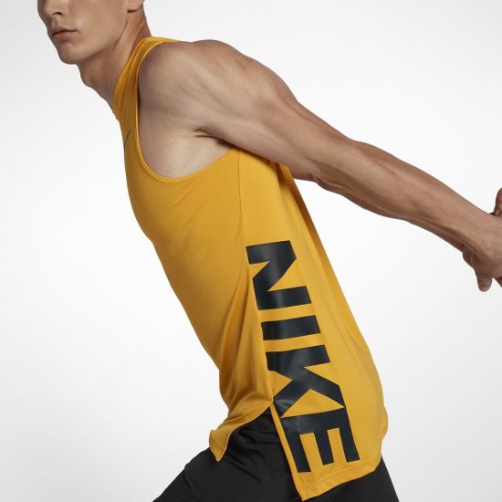 Nike Pro Fitted | Yellow Ochre / Black / White - Click Image to Close