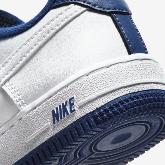 Nike Force 1-1 | White / Deep Royal Blue / White - Click Image to Close