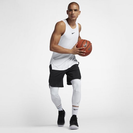 Nike Breathe Elite | White / Black - Click Image to Close