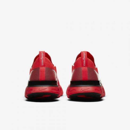 Nike React Infinity Run Flyknit | Bright Crimson / Black / Infrared / White - Click Image to Close