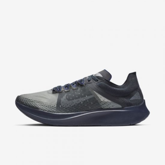 Nike Zoom Fly SP Fast | Obsidian / Obsidian / Wolf Grey - Click Image to Close