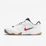 NikeCourt Lite 2 | White / Gridiron / Wheat / Laser Crimson