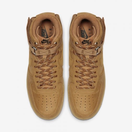 Nike Air Force 1 High '07 | Flax / Gum Light Brown / Black / Wheat - Click Image to Close