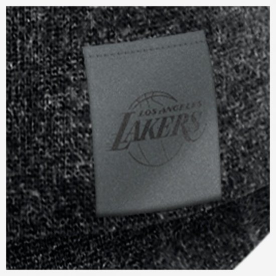 Los Angeles Lakers Nike Modern | Black Heather / Anthracite - Click Image to Close