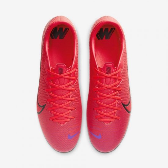 Nike Mercurial Vapor 13 Academy SG-PRO Anti-Clog Traction | Laser Crimson / Laser Crimson / Black - Click Image to Close