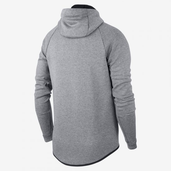 Manchester City FC Tech Fleece Windrunner | Carbon Heather / True Berry - Click Image to Close