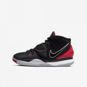 Kyrie 6 | Black / University Red / White / Black