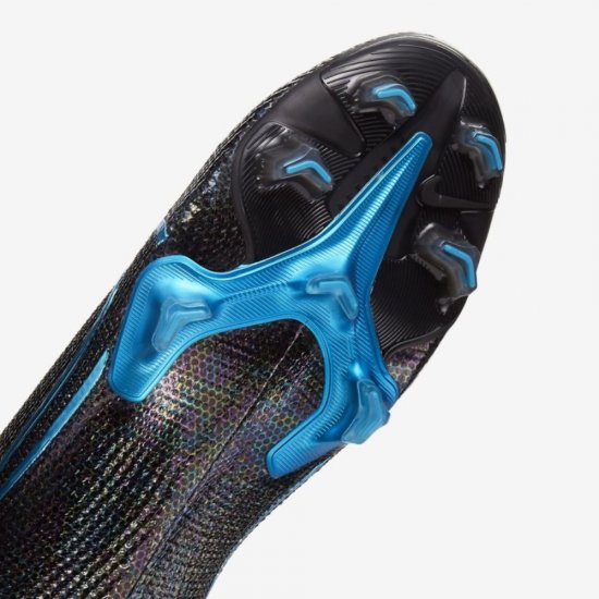 Nike Mercurial Vapor 13 Elite FG | Black / Black / Anthracite / Laser Blue - Click Image to Close