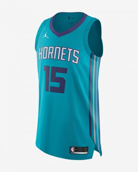 Kemba Walker Icon Edition Authentic Jersey (Charlotte Hornets) | Rapid Teal - Click Image to Close