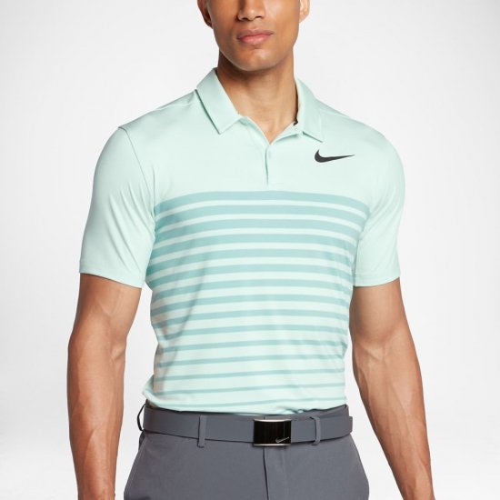 Nike Dry Heather Stripe | Igloo / Light Aqua / Black - Click Image to Close