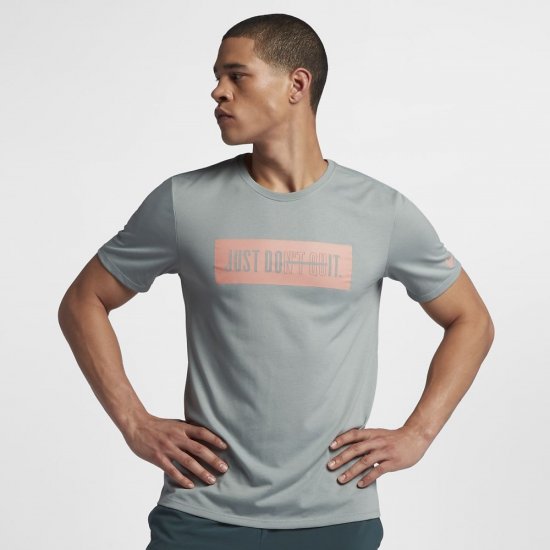 Nike Dri-FIT "Just Don't Quit" | Light Pumice / Coral Stardust - Click Image to Close