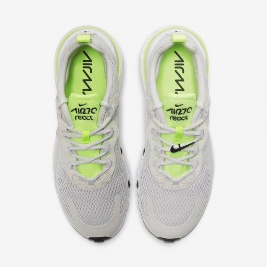 Nike Air Max 270 React | Vast Grey / Ghost Green / White / Vast Grey - Click Image to Close