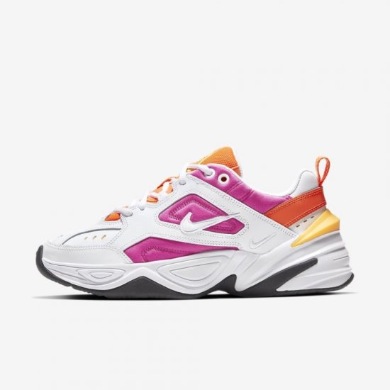 Nike M2K Tekno | White / Laser Fuchsia / Hyper Crimson / White - Click Image to Close