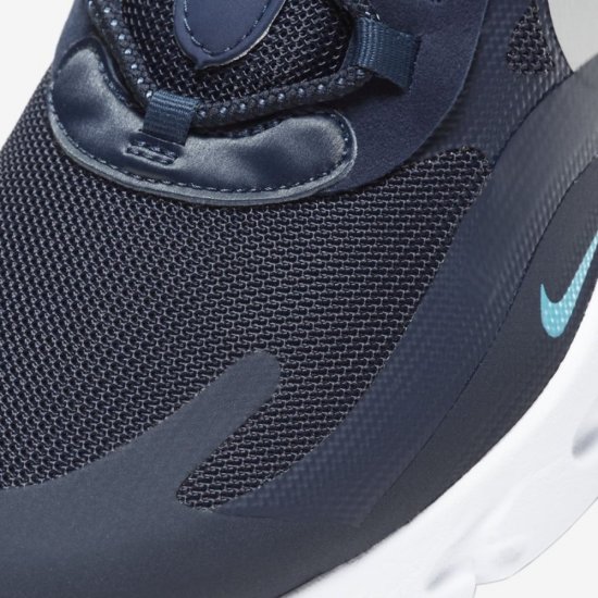 Nike Air Max 270 React | Obsidian / Blue Fury / White / Light Smoke Grey - Click Image to Close