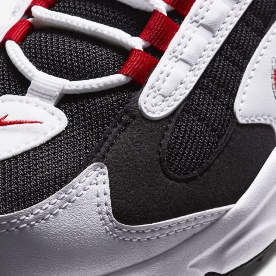 Nike Air Max Triax 96 | White / Black / Silver / University Red - Click Image to Close