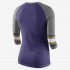 Nike Tri-Blend Raglan (NFL Ravens) | New Orchid / Carbon Heather / Carbon Heather