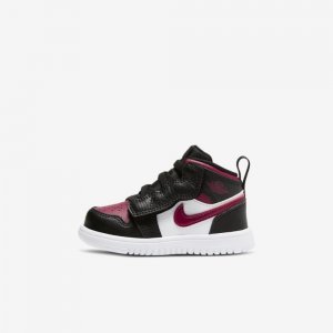 Air Jordan 1 Mid | Black / White / Noble Red