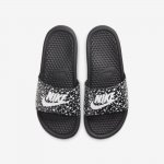 Nike Benassi JDI Floral | Black / Black / White