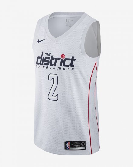 John Wall City Edition Swingman Jersey (Washington Wizards) | White - Click Image to Close