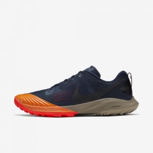 Nike Air Zoom Terra Kiger 5 | Obsidian / Laser Crimson / Magma Orange / Black