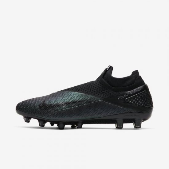 Nike Phantom Vision 2 Elite Dynamic Fit AG-PRO | Black / Black - Click Image to Close