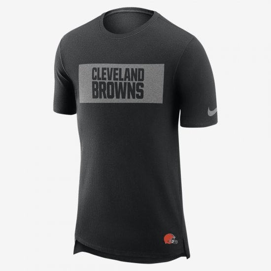 Nike Enzyme Droptail (NFL Browns) | Black / Black - Click Image to Close