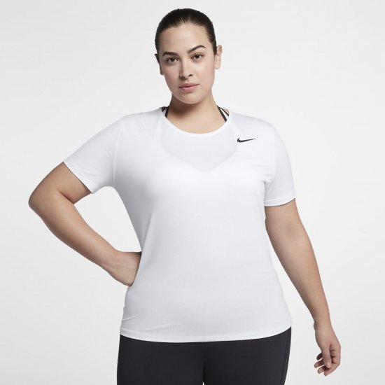 Nike Pro | White / Black - Click Image to Close