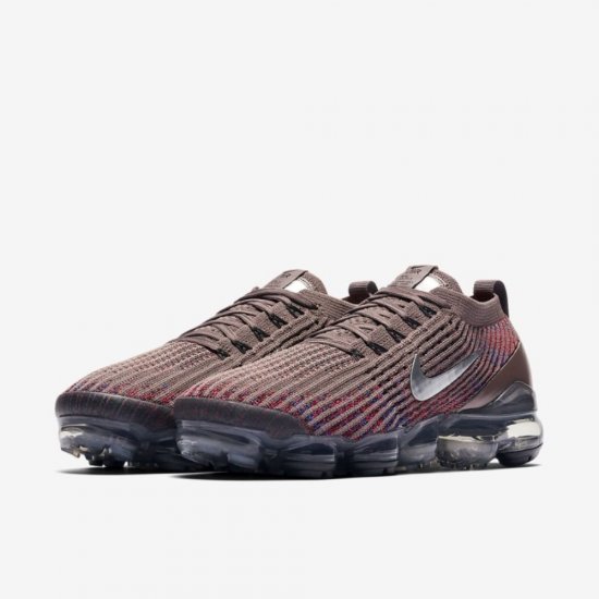 Nike Air VaporMax Flyknit 3 | Plum Eclipse / Red Orbit / Racer Blue / Metallic Silver - Click Image to Close