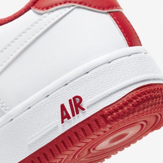 Nike Air Force 1 | White / Team Red - Click Image to Close