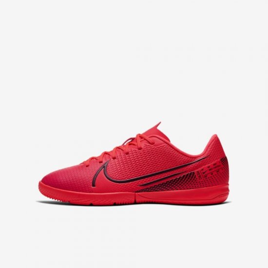 Nike Jr. Mercurial Vapor 13 Academy IC | Laser Crimson / Laser Crimson / Black - Click Image to Close