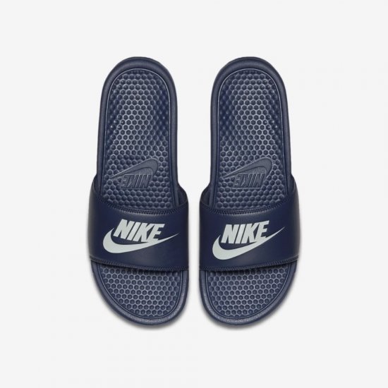 Nike Benassi | Midnight Navy / Windchill - Click Image to Close