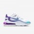 Nike Air Max 270 React | White / Aurora / Vivid Purple / Light Blue