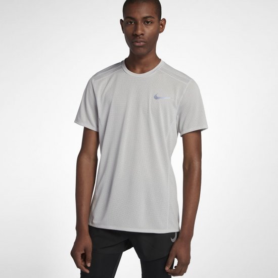 Nike Dri-FIT Miler Cool | White / Heather / Vast Grey - Click Image to Close