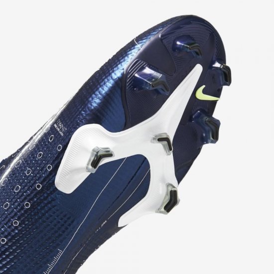 Nike Mercurial Superfly 7 Elite MDS FG | Blue Void / White / Black / Metallic Silver - Click Image to Close