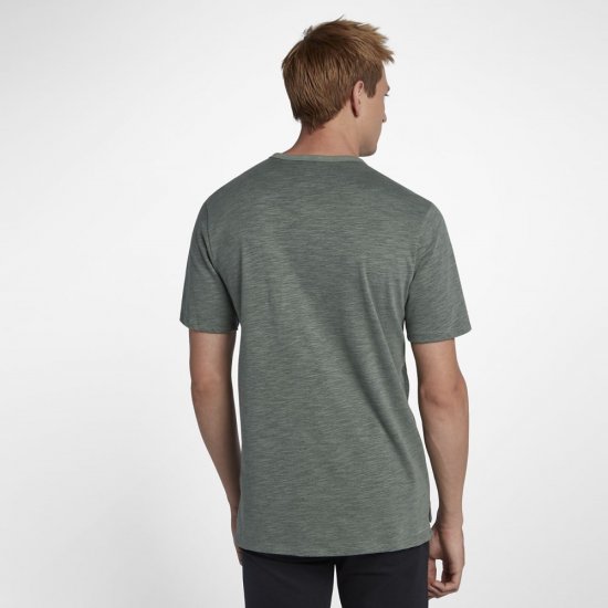 Hurley Dri-FIT Lagos Henley | Clay Green / Black - Click Image to Close
