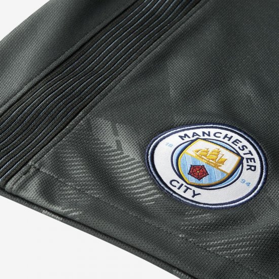 2017/18 Manchester City FC Stadium Third | Outdoor Green / Field Blue - Click Image to Close
