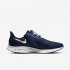 Nike Air Zoom Pegasus 36 FlyEase | Blue Void / Coastal Blue / Black / Metallic Silver