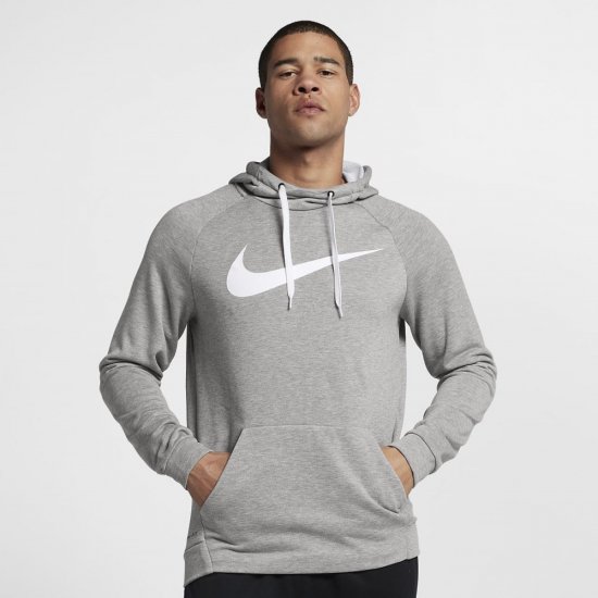 Nike Dri-FIT | Dark Grey Heather / White - Click Image to Close