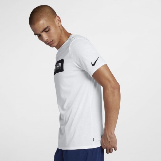 Nike Dri-FIT "Just Don't Quit" | White / Black - Click Image to Close
