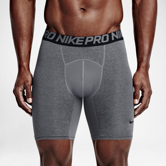 Nike Pro | Carbon Heather / Black / Black - Click Image to Close