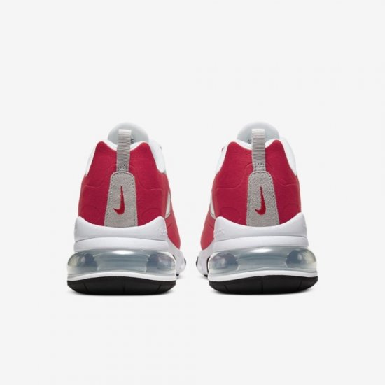 Nike Air Max 270 React | White / Pure Platinum / Black / University Red - Click Image to Close