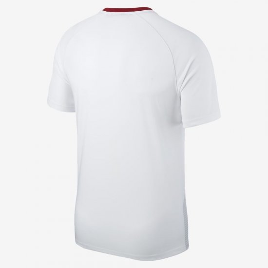 2018 Poland Stadium Home | White / Sport Red / Sport Red - Click Image to Close