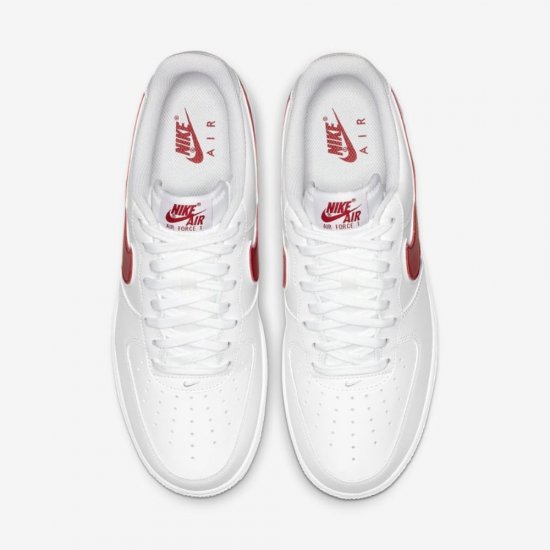 Nike Air Force 1 '07 | White / Gym Red - Click Image to Close