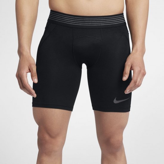 Nike Pro HyperCool | Black / Black / Dark Grey - Click Image to Close