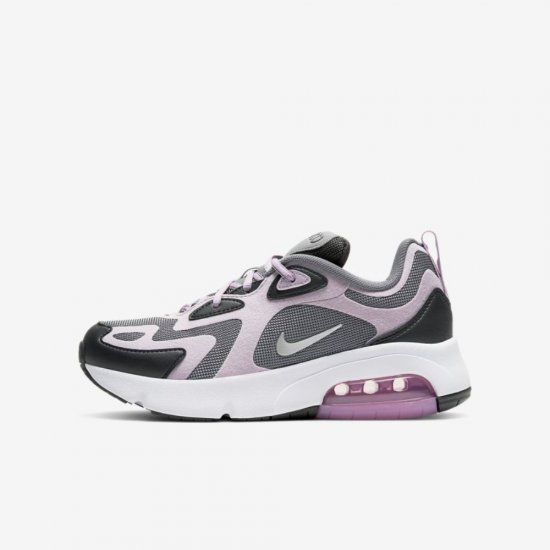 Nike Air Max 200 | Off Noir / Smoke Grey / White / Iced Lilac - Click Image to Close