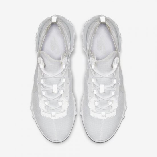 Nike React Element 55 SE | White / Pure Platinum - Click Image to Close