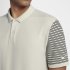 Nike Dri-FIT Pique Stripe | Light Bone / Black / Light Bone